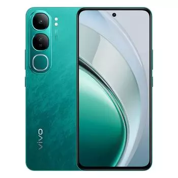 Смартфон Vivo V40 Lite 4G, 6.67" 2400x1080 AMOLED, Qualcomm Snapdragon 685, 8Gb RAM, 256Gb, 3G/4G, Wi-Fi, BT, 2xCam, 2-Sim, 5000 мАч, USB Type-C, Android 14, зеленый