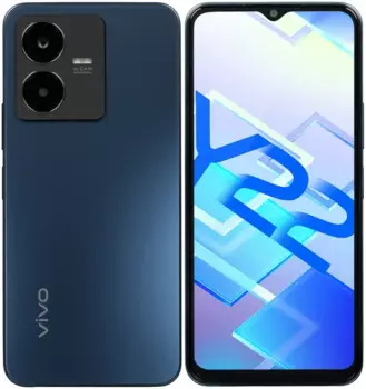 Смартфон Vivo Y22, 6.55" 720x1612 IPS, MediaTek Helio G85, 4Gb RAM, 64Gb, 3G/4G, NFC, Wi-Fi, BT, 2xCam, 2-Sim, 5000 мАч, USB Type-C, Android 12, синий