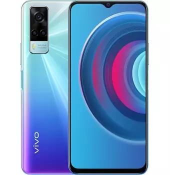 Смартфон Vivo Y53s, 6.58" 2408x1080 IPS, Helio G80, 6Gb RAM, 128Gb, 3G/4G, NFC, Wi-Fi, BT, 3xCam, 2-Sim, 5000mAh, USB Type-C, Android 11, радужное небо