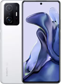Смартфон Xiaomi 11T, 6.67" 1080x2400 AMOLED, MediaTek Dimensity 1200-Ultra, 8Gb RAM, 128Gb, 3G/4G, NFC, Wi-Fi, BT, 3xCam, 2-Sim, 5000 мА⋅ч, USB Type-C, Android 11, белый (34988/35036)