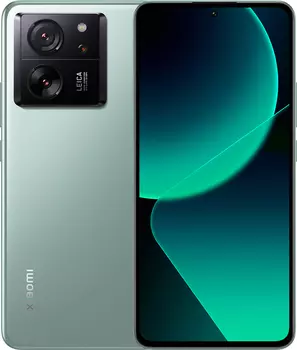 Смартфон Xiaomi 13T Pro, 6.7" 1220x2712 AMOLED, MediaTek Dimensity 9200+, 12Gb RAM, 512Gb, 3G/4G/5G, NFC, Wi-Fi, BT, 3xCam, 2-Sim, 5000 мАч, USB Type-C, Android 13, зеленый (23078PND5G/48530)