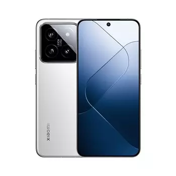 Смартфон Xiaomi 14, 6.36" 2670x1200 AMOLED, Qualcomm Snapdragon 8 Gen 3, 12Gb RAM, 256Gb, 3G/4G/5G, NFC, Wi-Fi, BT, 3xCam, 2-Sim, 4.61 А·ч, USB Type-C, Android 14, белый (50570)