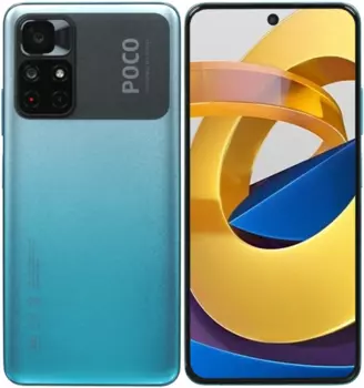Смартфон Xiaomi POCO M4 Pro, 6.43" 1080x2400 AMOLED, MediaTek Helio G96, 8Gb RAM, 256Gb, 3G/4G, NFC, Wi-Fi, BT, 3xCam, 2-Sim, 5000 мА⋅ч, USB Type-C, Android 11, синий (38487)