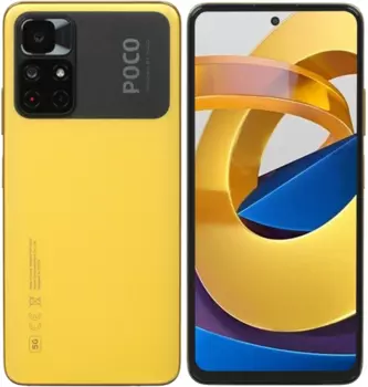 Смартфон Xiaomi POCO M4 Pro, 6.43" 1080x2400 AMOLED, MediaTek Helio G96, 8Gb RAM, 256Gb, 3G/4G, NFC, Wi-Fi, BT, 3xCam, 2-Sim, 5000 мА⋅ч, USB Type-C, Android 11, желтый (38522)