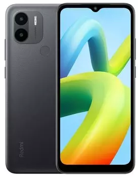 Смартфон Xiaomi Redmi A1+, 6.52" 720x1600 IPS, MediaTek Helio A22, 2Gb RAM, 32Gb, 3G/4G, Wi-Fi, BT, 2xCam, 2-Sim, 5000 мА⋅ч, Micro-USB, Android 12 Go, черный (43094)