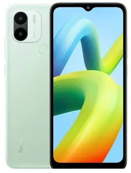 Смартфон Xiaomi Redmi A1+, 6.52" 720x1600 IPS, MediaTek Helio A22, 2Gb RAM, 32Gb, 3G/4G, Wi-Fi, BT, 2xCam, 2-Sim, 5000 мА⋅ч, Micro-USB, Android 12 Go, мятный (43107)