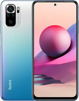 Смартфон Xiaomi Redmi Note 10S, 6.43" 1080x2400 AMOLED, MediaTek Helio G95, 6Gb RAM, 128Gb, 3G/4G, NFC, Wi-Fi, BT, 4xCam, 2-Sim, 5000mAh, USB Type-C, Android 11, голубой (M2101K7BNY/33449)