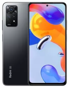 Смартфон Xiaomi Redmi Note 11 Pro 5G, 6.67" 1080x2400 AMOLED, Qualcomm Snapdragon 695, 8Gb RAM, 128Gb, 3G/4G/5G, NFC, Wi-Fi, BT, 3xCam, 2-Sim, 5000 мА⋅ч, USB Type-C, Android 11, серый (2201116SG/38088)