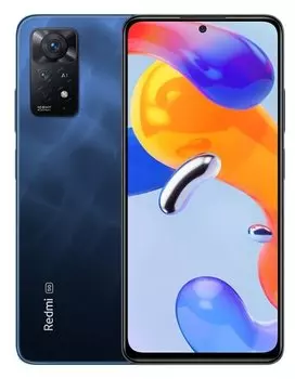 Смартфон Xiaomi Redmi Note 11 Pro 5G, 6.67" 1080x2400 AMOLED, Qualcomm Snapdragon 695, 8Gb RAM, 128Gb, 3G/4G/5G, NFC, Wi-Fi, BT, 3xCam, 2-Sim, 5000mAh, USB Type-C, Android 11, синий (2201116SG/38121)
