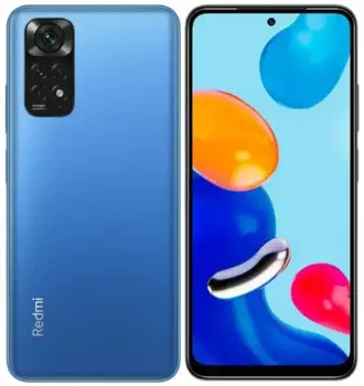 Смартфон Xiaomi Redmi Note 11S 5G, 6.6" 1080x2400 IPS, MediaTek Dimensity 810, 4Gb RAM, 64Gb, 3G/4G/5G, NFC, Wi-Fi, BT, 3xCam, 2-Sim, 5000 мА⋅ч, USB Type-C, Android 11, синий (MZB0BP2RU)