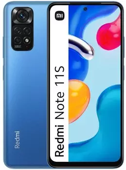 Смартфон Xiaomi Redmi Note 11S, 6.43" 1080x2400 AMOLED, MediaTek Helio G96, 6Gb RAM, 64Gb, 3G/4G, NFC, Wi-Fi, BT, 4xCam, 2-Sim, 5000 мА⋅ч, USB Type-C, Android 11, синий (37964)
