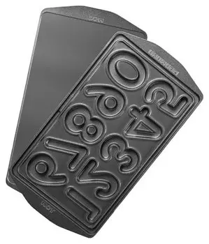 Сменная панель Redmond Цифры, форма: печенье, порций: 10, черный (RAMB-28)