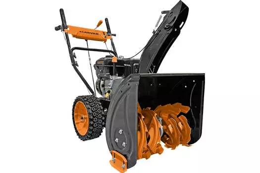Снегоуборщик Carver STG 7056WEL, 5.2кВт, 7 л.с., бензиновый, самоходный, электростартер, фара, 75кг (01.017.00017)
