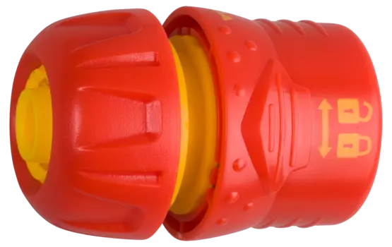Соединитель GRINDA, 3/4" (19 мм), пластик/EPDM, быстросъемный с запирающим механизмом (8-426328)
