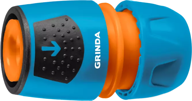 Соединитель GRINDA PROLine, 1/2" (13 мм) - 3/4" (19 мм), пластик/EPDM, быстросъемный с автостопом (8-426227/8-426227_z02)