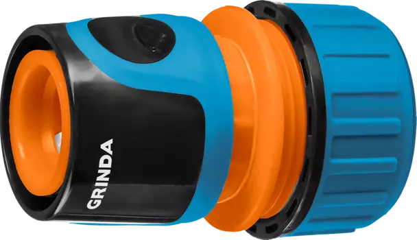Соединитель GRINDA PROLine, 3/4" (19 мм), пластик/резина, быстросъемный с автостопом (8-426430/8-426430_z01)