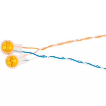 Соединитель, 100 шт., желтый Netlan Скотчлок UY2 (EC-SL-UY2-YL-100)