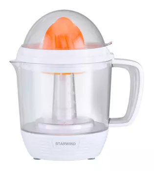 Соковыжималка для цитрусовых STARWIND SJ 1241 30 Вт, белый/прозрачный (SJ 1241)