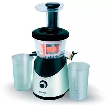 Соковыжималка шнековая STARWIND SJ3212 200 Вт, белый/черный (SJ3212)