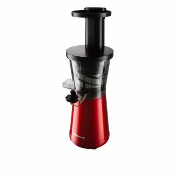 Соковыжималка вертикальная шнековая соковыжималка REDMOND RJ-980S 200Вт, черный/красный (RJ-980S)