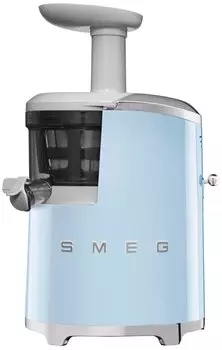 Соковыжималка вертикальная шнековая соковыжималка SMEG SJF01 150Вт, голубой (SJF01PBEU)