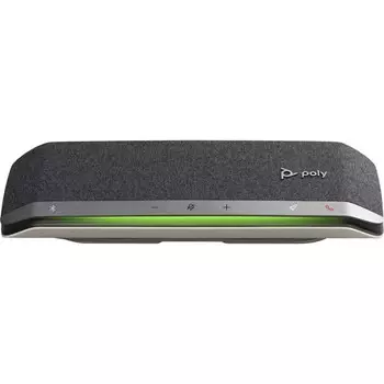 Спикерфон Plantronics SYNC 40+, беспроводной, Bluetooth, USB, SIP, черный/зеленый (77P36AA)