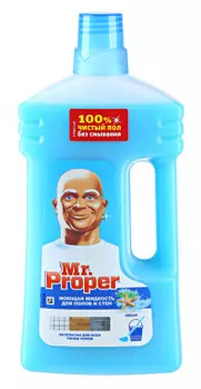 Средство для мытья пола и стен MR. PROPER Океан, жидкость, 1л (81693155)