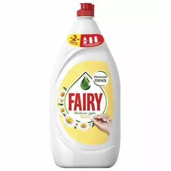 Средство для мытья посуды FAIRY , 1.35л, жидкость, Ромашка и витамин Е (740297)