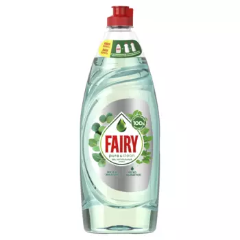 Средство для мытья посуды FAIRY Pure &amp; Clean, 650мл, гель, Мята и Эвкалипт