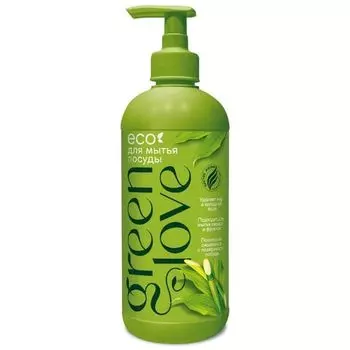 Средство для мытья посуды Green Love, 500мл, жидкость, Бамбук и имбирь (00002818)