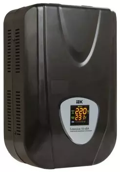 Стабилизатор напряжения IEK Extensive 10, 10000VA, клеммная колодка, черный (IVS28-1-10000)