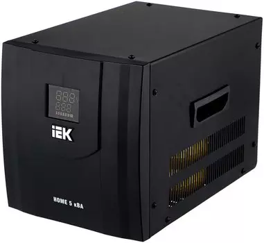 Стабилизатор напряжения IEK Home СНР1-0-5, 5000VA, клеммная колодка, черный (IVS20-1-05000)