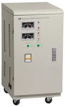 Стабилизатор напряжения IEK СНИ1-15, 15000 VA, клеммная колодка, белый (IVS10-1-15000)