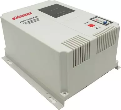 Стабилизатор напряжения Powerman AVS 3000P, 3000 VA, 3 кВт, клеммная колодка, белый