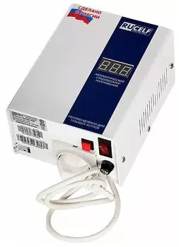 Стабилизатор напряжения Rucelf Котел-400, 400 VA, EURO, белый