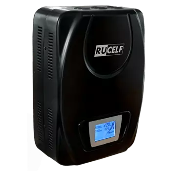 Стабилизатор напряжения Rucelf SDW II-12000-L, 12000 VA, 10 кВт, клеммная колодка, черный (SDW II-12000-L)