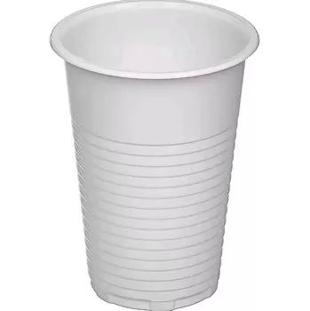 Стакан , 200мл, полипропилен, 100шт., белый (ПОС09538)