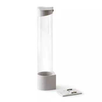 Стаканодержатель A.E.L., 70 стаканчиков, магнитный, прозрачный/белый (70226)