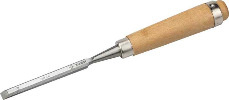 Стамеска-долото ЗУБР ЭКСПЕРТ, ударная, 10 мм, материал рукояти-дерево (18096-10)