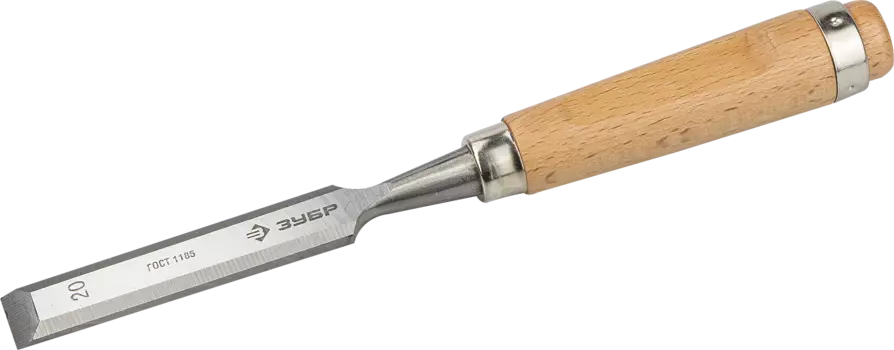 Стамеска-долото ЗУБР ЭКСПЕРТ, ударная, 20 мм, материал рукояти-дерево (18096-20)