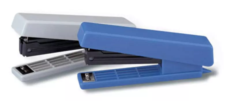 Степлер до 10 листов, 50 скоб - N10, синий, Kw-Trio 5280blu (812290)