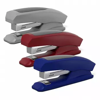 Степлер до 30 листов, 100 скоб - № 24/6 / № 26/6, цвета в ассортименте, Erich Krause Elegance Half-strip (2244)