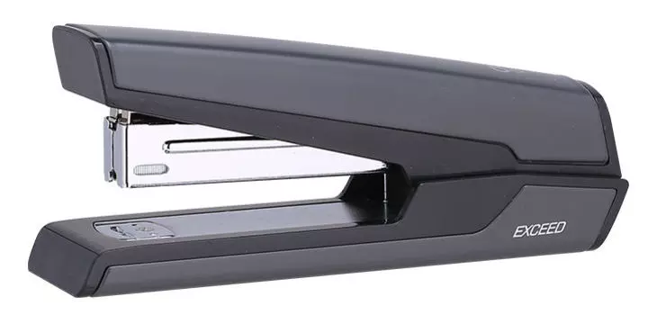 Степлер мини до 25 листов, 100 скоб - № 24/6 / № 26/6, черный, Deli Exceed (E0462BLACK)