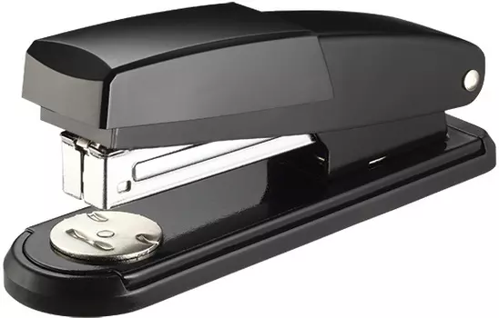 Степлер ручной до 20 листов, 100 скоб - 24/6 26/6, черный, Kw-Trio (055Y7)