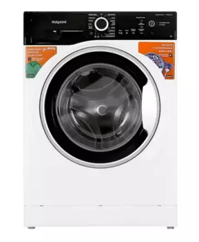 Стиральная машина Hotpoint-Ariston NSB 6039 ZS VE RU, 6 кг, 1000 об/мин, белый/черный (869991652920)