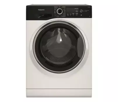 Стиральная машина Hotpoint-Ariston NSB 7225 ZS V RU, 7 кг, 1200 об/мин, белый/черный (NSB 7225 ZS V RU)