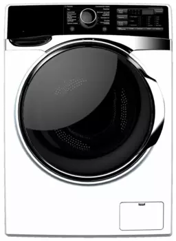 Стиральная машина Hyundai WFE8407, 8 кг, 1400 об/мин, белый/черный (WFE8407)