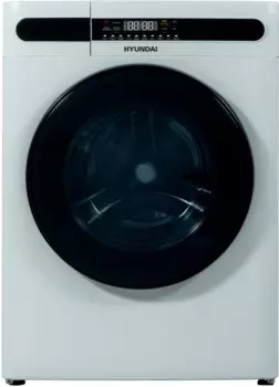 Стиральная машина Hyundai WMD8413, 8 кг, 1400 об/мин, белый/черный (WMD8413)