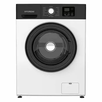 Стиральная машина Hyundai WME8202, 8 кг, 1200 об/мин, белый/черный (WME8202)