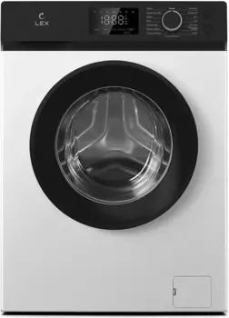 Стиральная машина LEX LWM08012WIID, 8 кг, 1200 об/мин, белый/черный (LWM08012WIID)